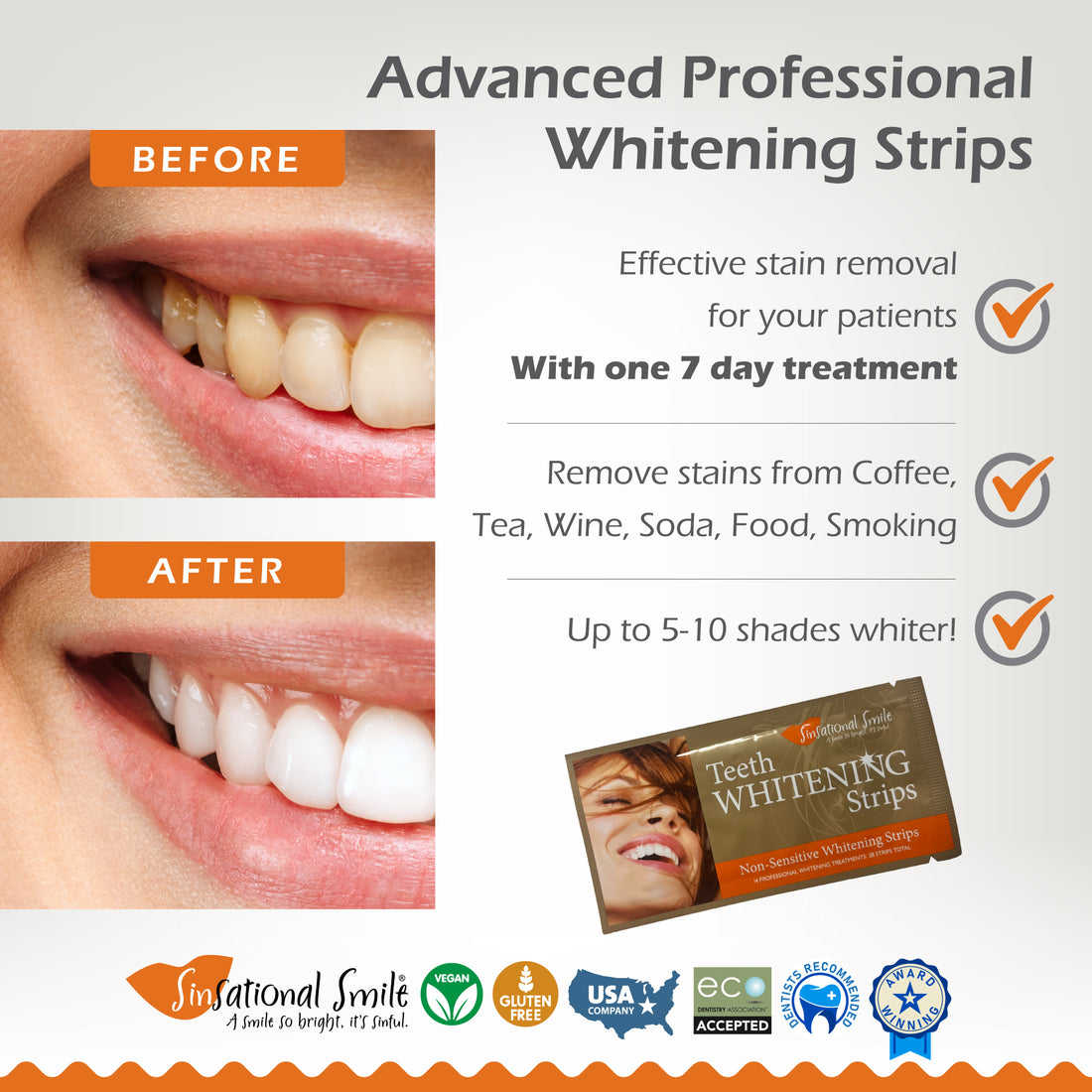 Take Home Whitening Strips