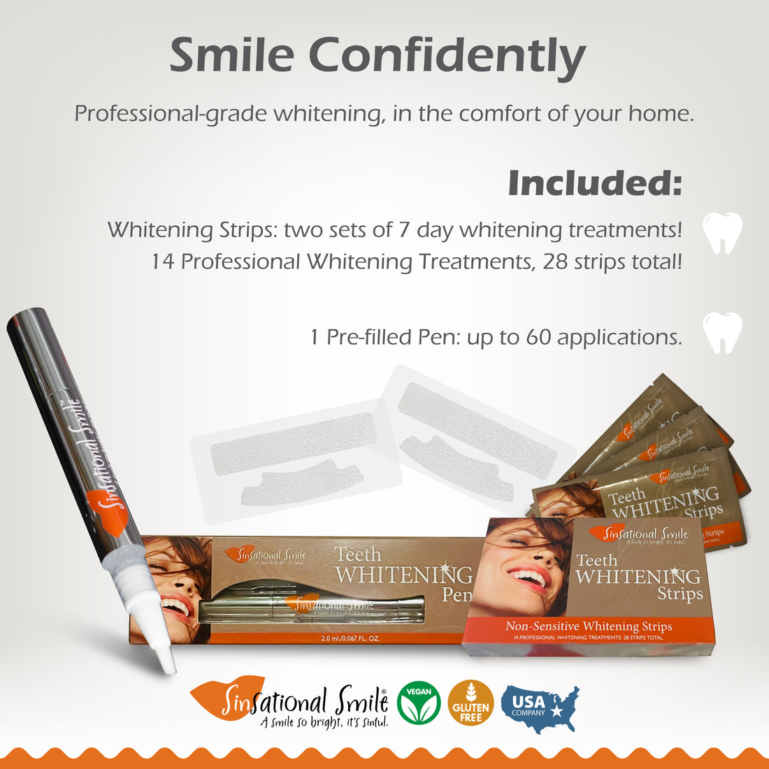 Whitening Strips & Pen Bundle